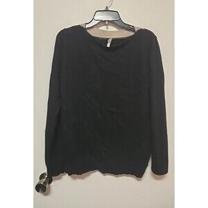 VINTAGE GAP PURE Wool Angora LONG SLEEVE Sweater Women's BLACK
